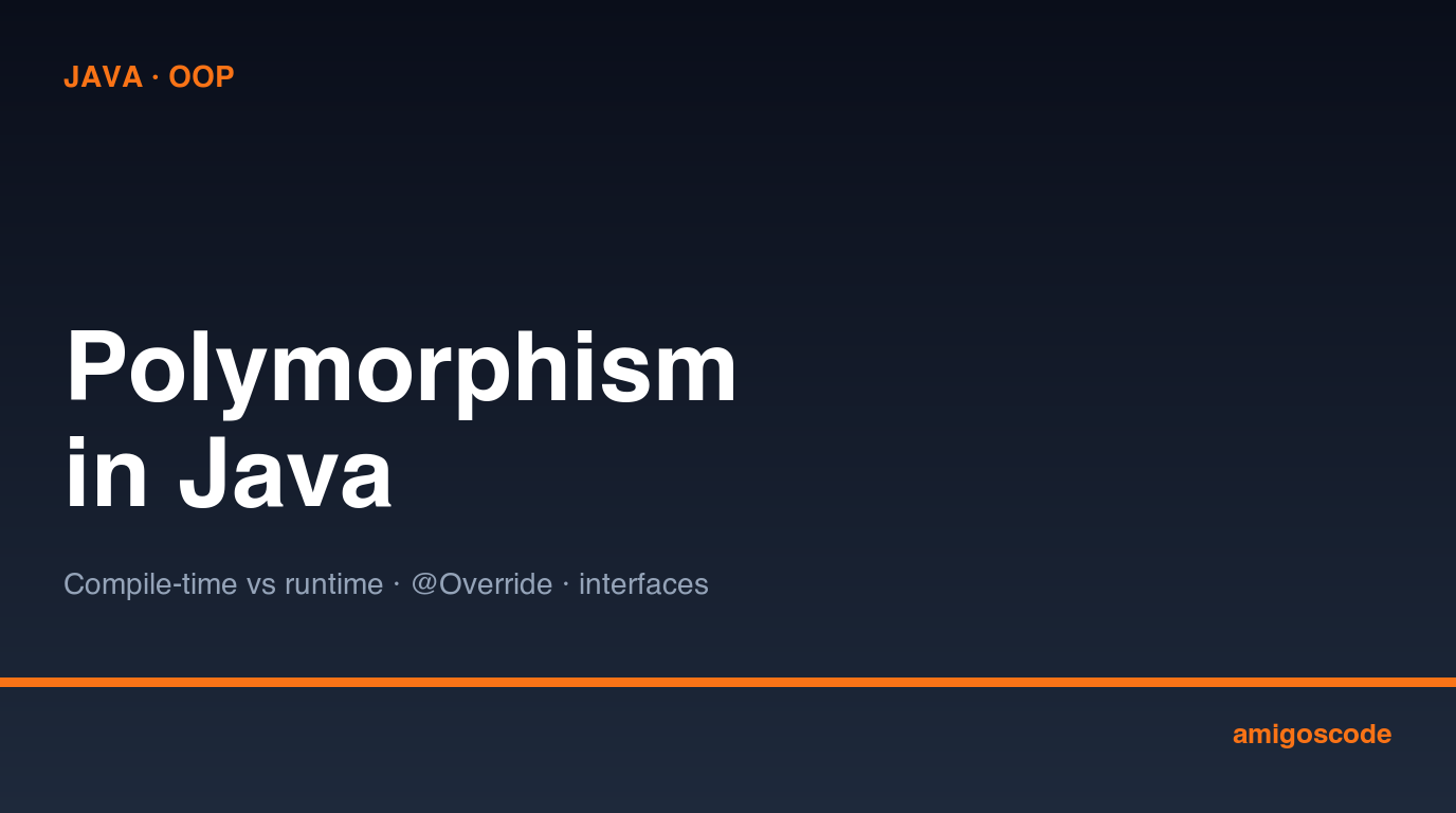 Polymorphism in Java Explained (With Examples)